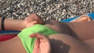 Cute Russian slut has made adore After Sunbathing onto A sands