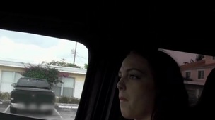 Whore sucks the dick with an increment of gets fucked hard inside the car