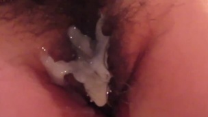 HAIRY PUSSY CUMSHOT COMPILATION 2 by Hairlover